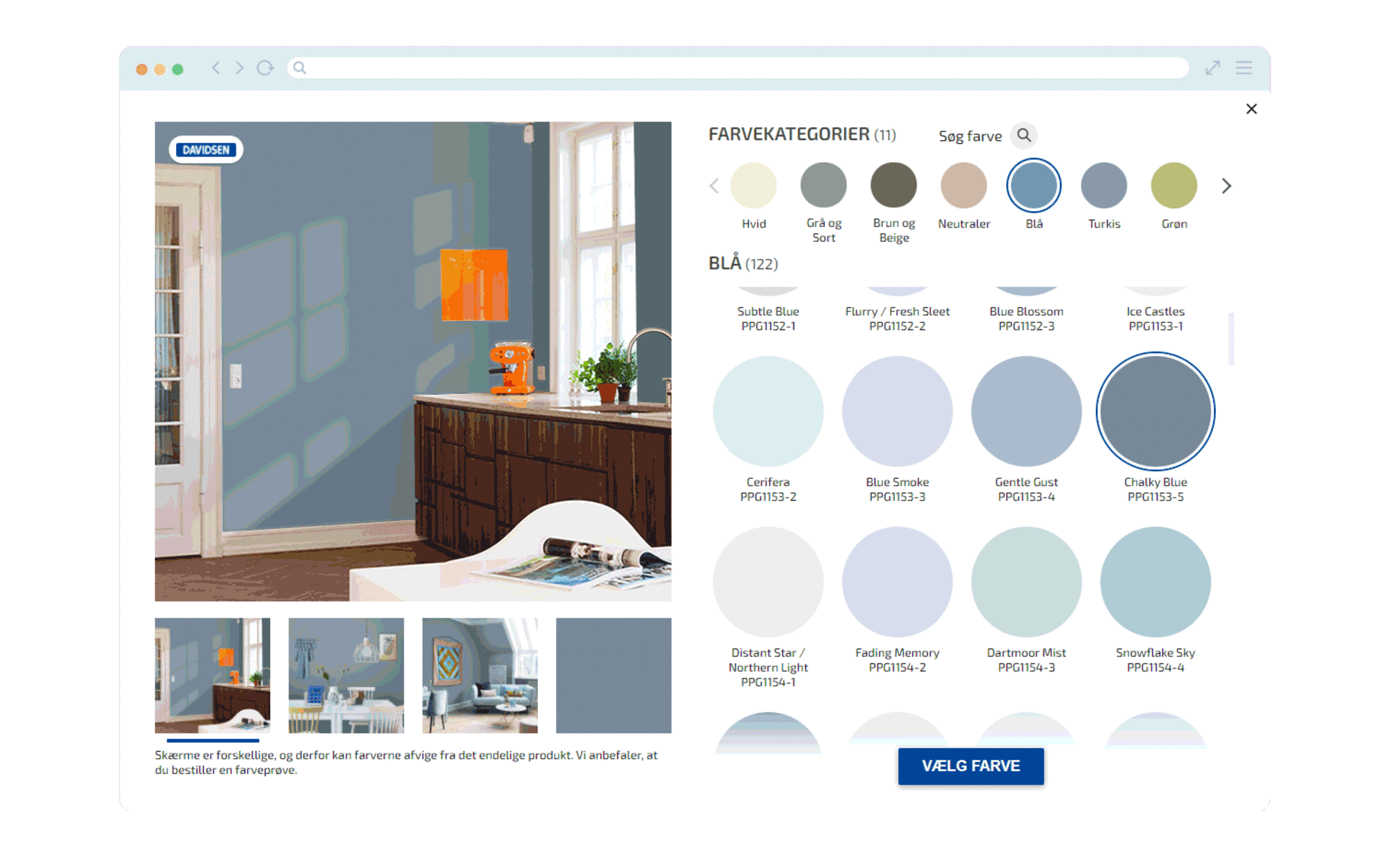 Visual product presentation leads to purchase