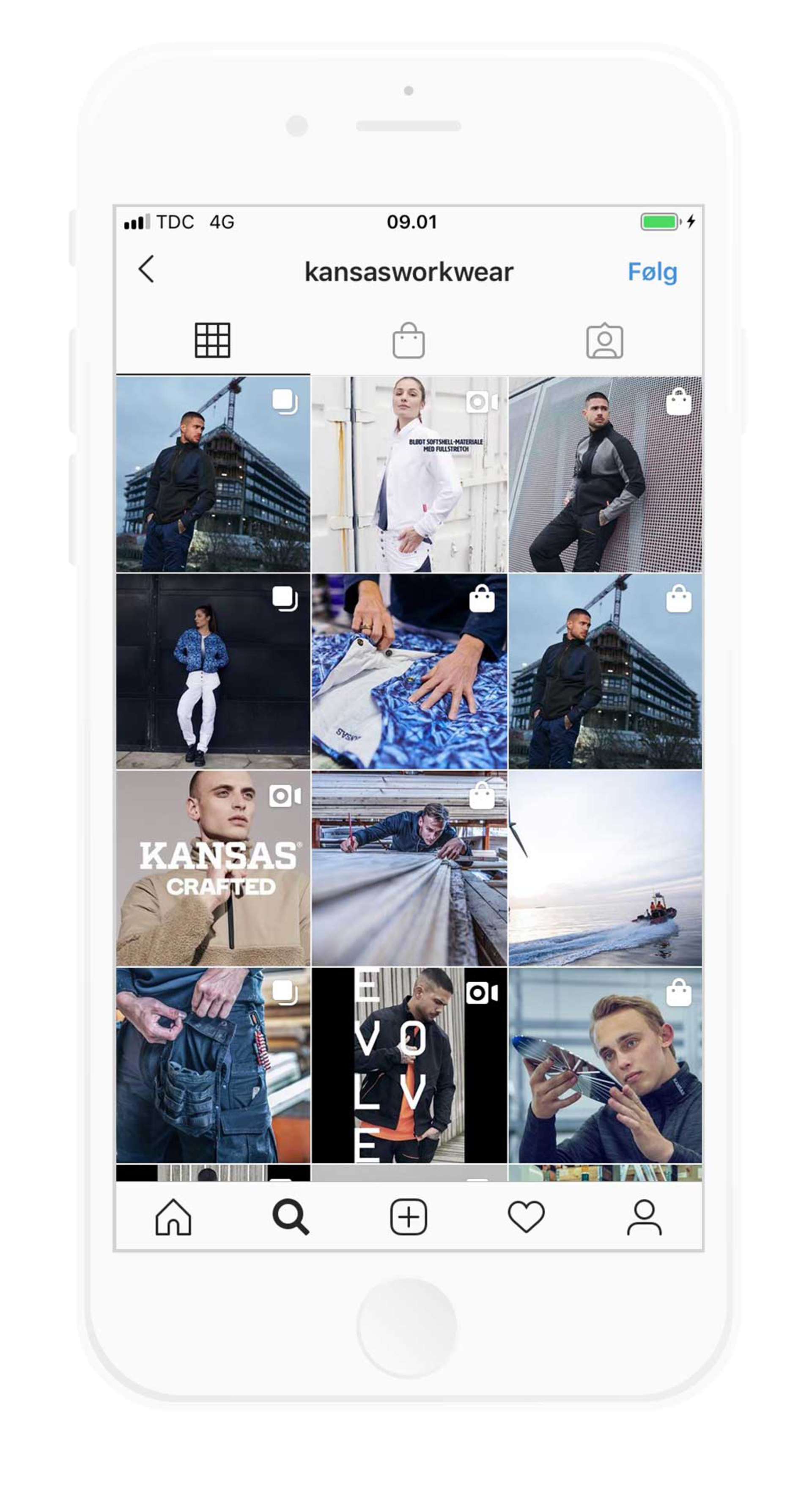 Kansas Workwear tapper ind på de sociale medier
